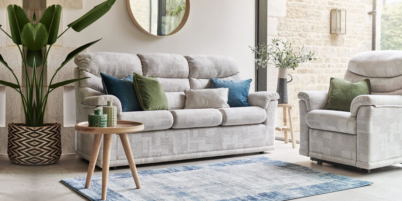 G Plan Malvern fabric sofa